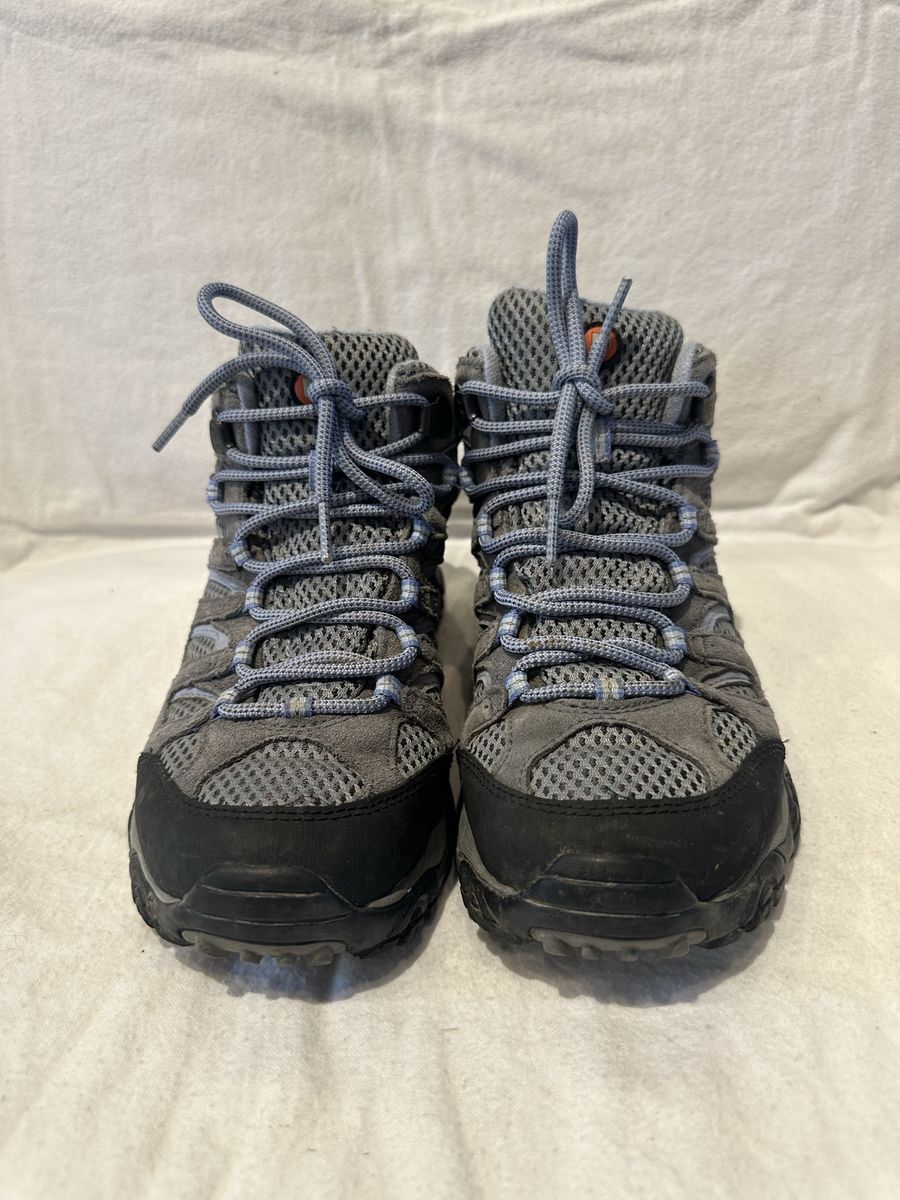 Merrell Moab mid Wtrprf Castlerock women’s size 8 lightly used hiking boots