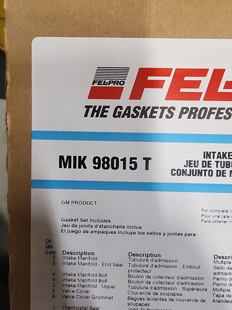 Fel-Pro Intake Manifold Gasket Set MIK 98015 T