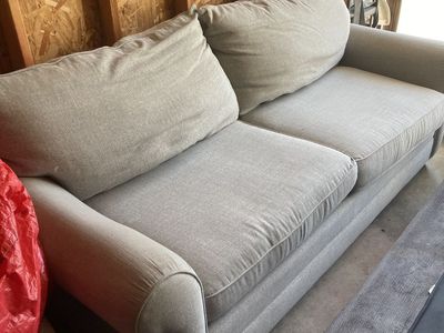Gray Bassett couch