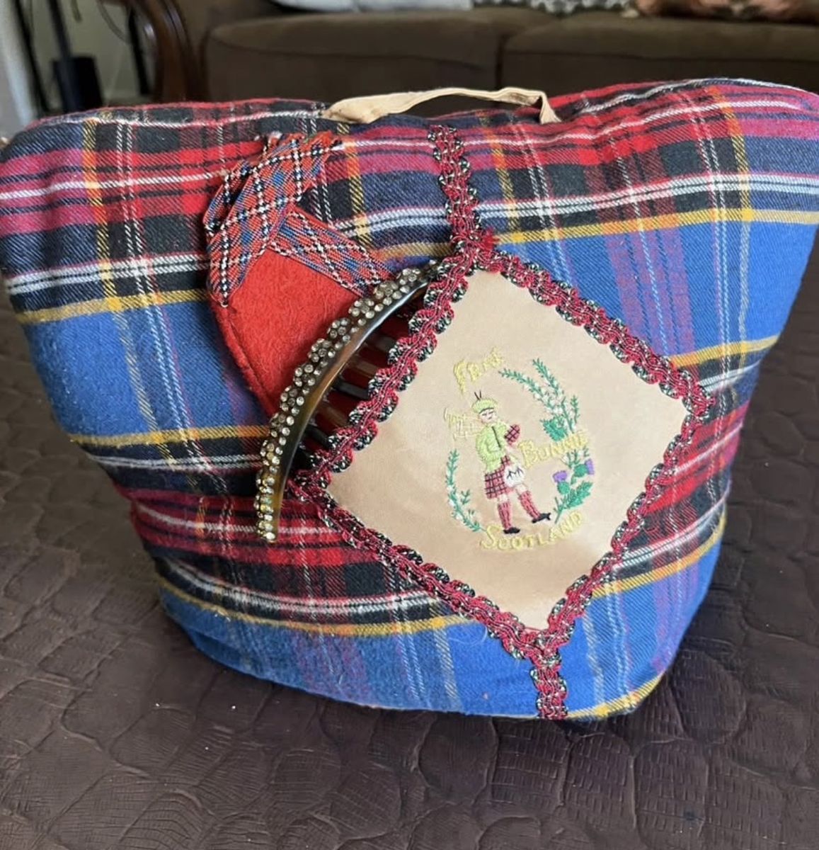 Tea pot cover made in Scotland