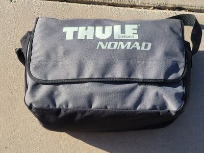 Thule Nomad Black/gray Travel Case/Bag with White Reflective Trim and Straps - Damaged