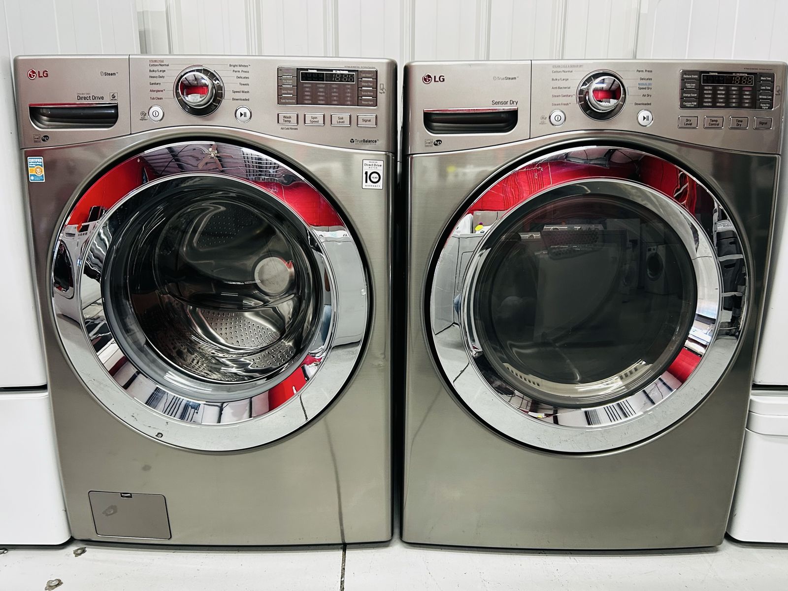 Lg Steam Electric Front Load Set
