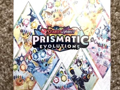 Pokemon TCG Scarlet & Violet Prismatic Evolutions Booster Bundle - 6 Packs Eevee & Friends *RARE*