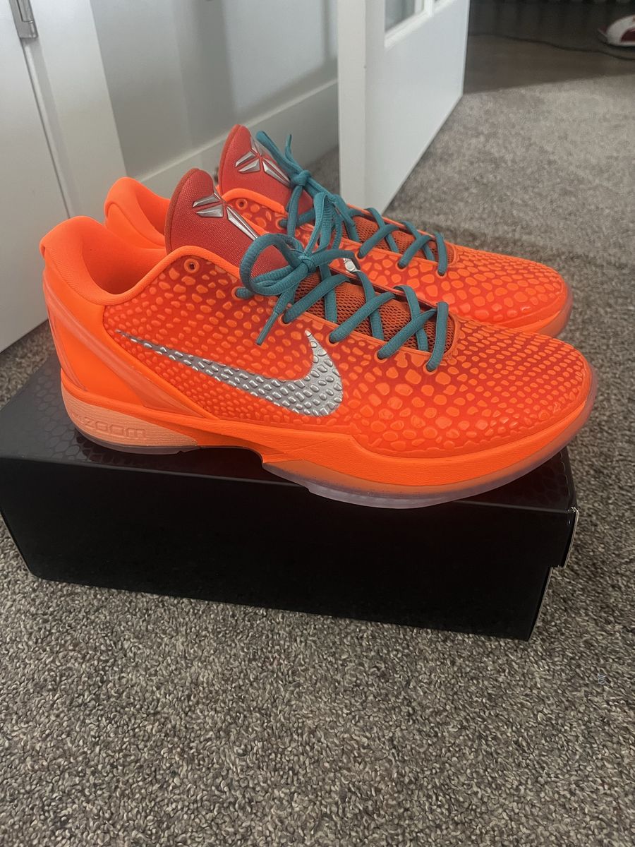 Nike Zoom Kobe 6 Protro Total Orange Mens Size 12.5 Brand New