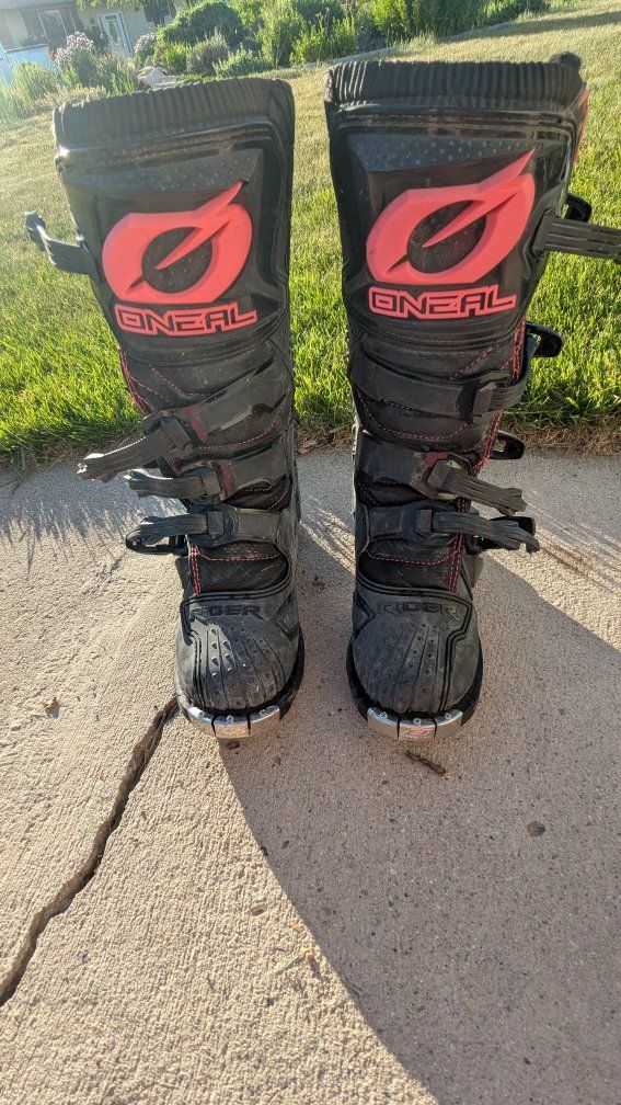 O'Neil motorcycle boots women's size 8