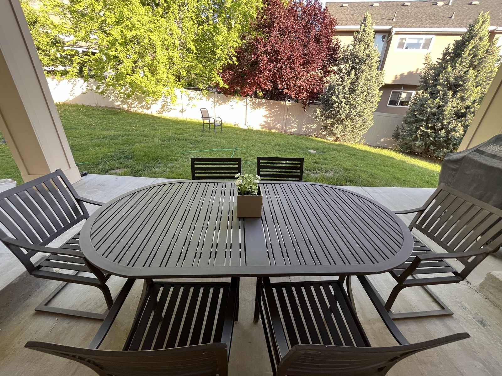 Patio table and chairs