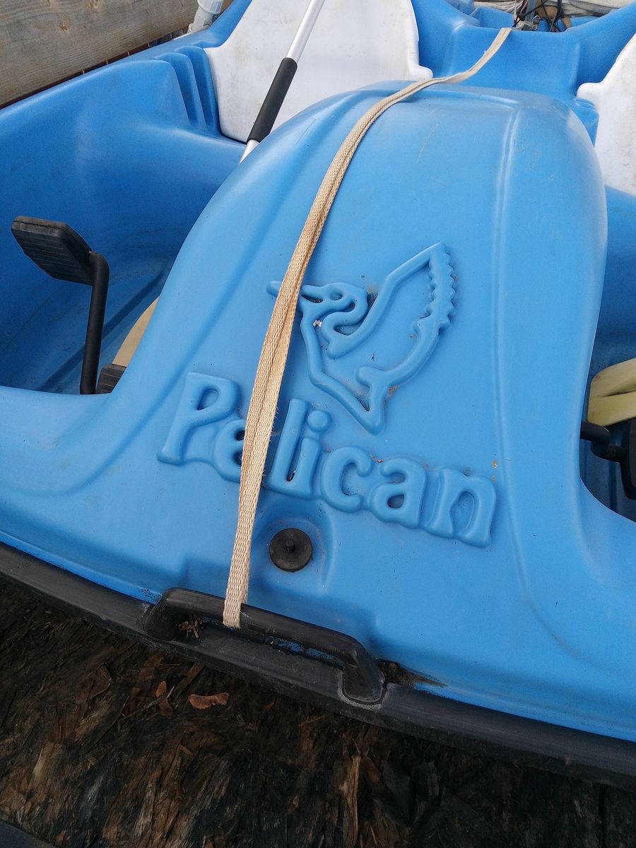 Paddle boat with motor