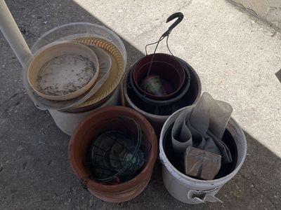 Assorted Garden Pots & Planters - Various Sizes, Used Condition *FREE*