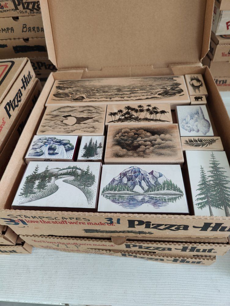Box #31 of 65, New, old stock rubber stamps, designed mainly for people that like to make their own greeting cards.