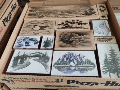 Box #31 of 65, New, old stock rubber stamps, designed mainly for people that like to make their own greeting cards.