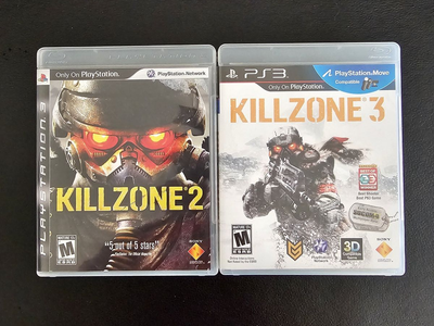 Killzone 2 + 3 (Sony Playstation 3, PS3) Both are Complete in Box (CiB)