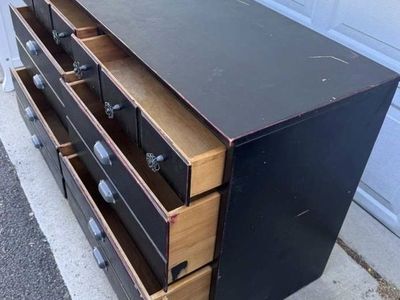 Black dresser