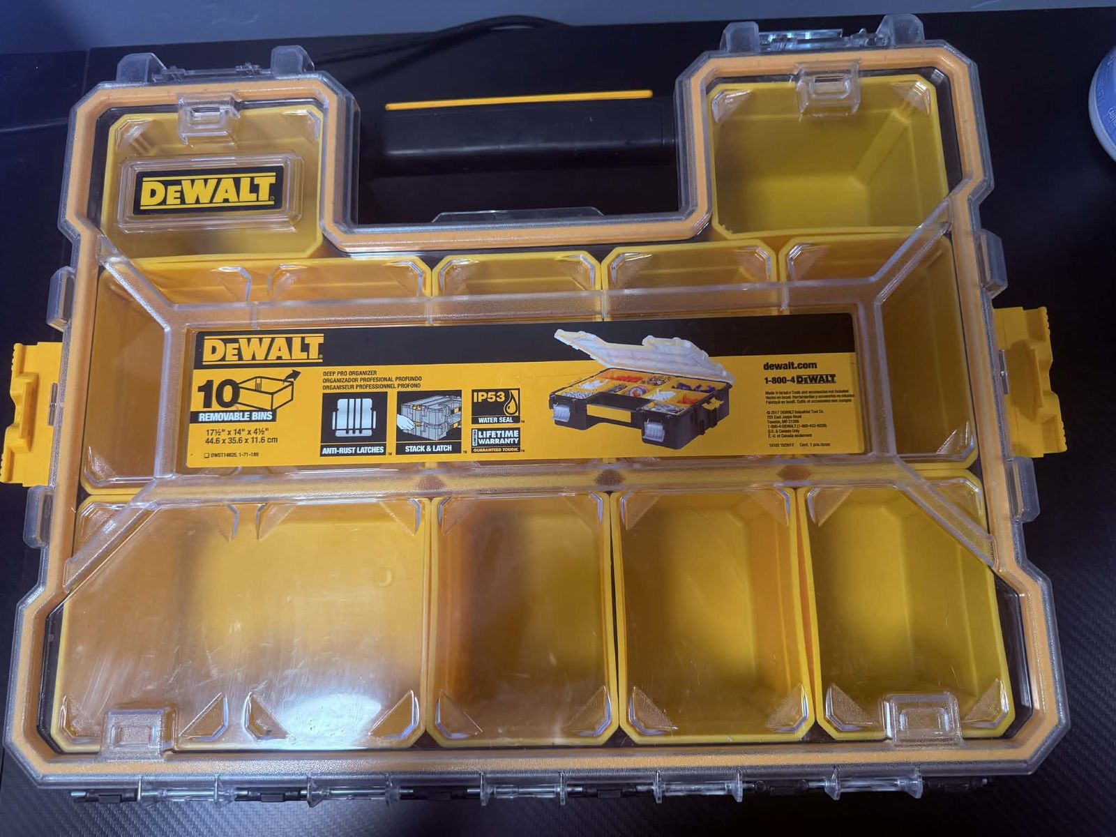 DeWalt Organizer Boxes (2) – Like New
