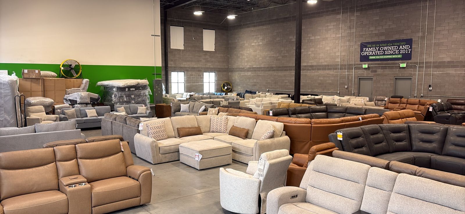 Clearance furniture warehouse
