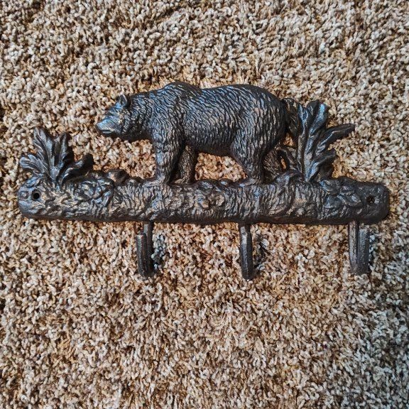 metal bear coat hanger