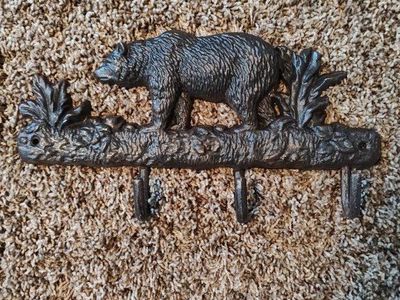 metal bear coat hanger