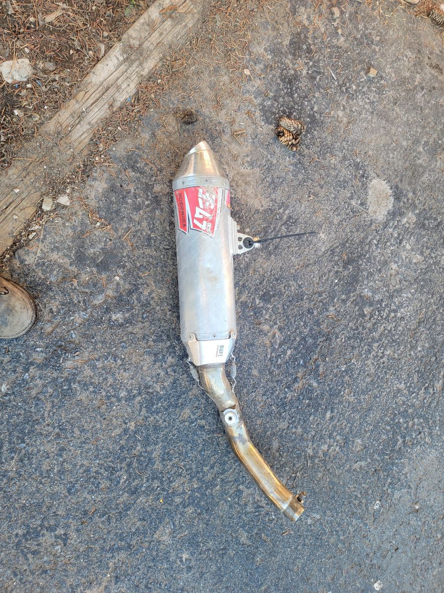 2005 WR 250 exhaust
