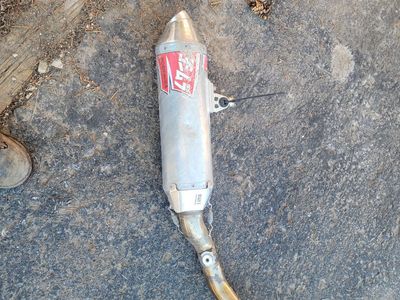 2005 WR 250 exhaust