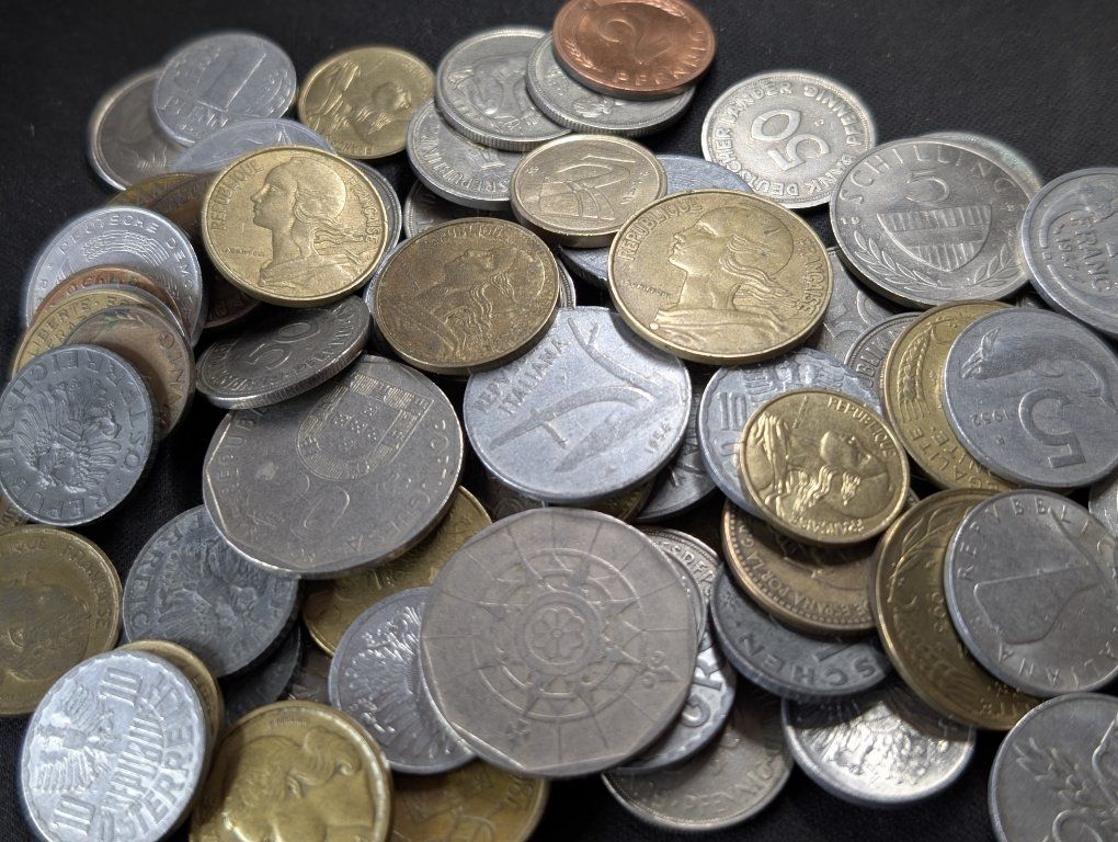 World Coins - Western Europe/ Germany, Spain, Italy, Portugal+