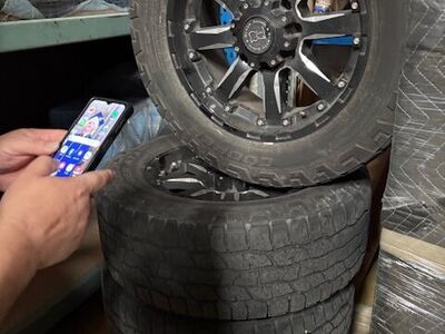 20' TIRES & RIMS / CAME OFF 2019 DODGE RAM 2500 8 LUG