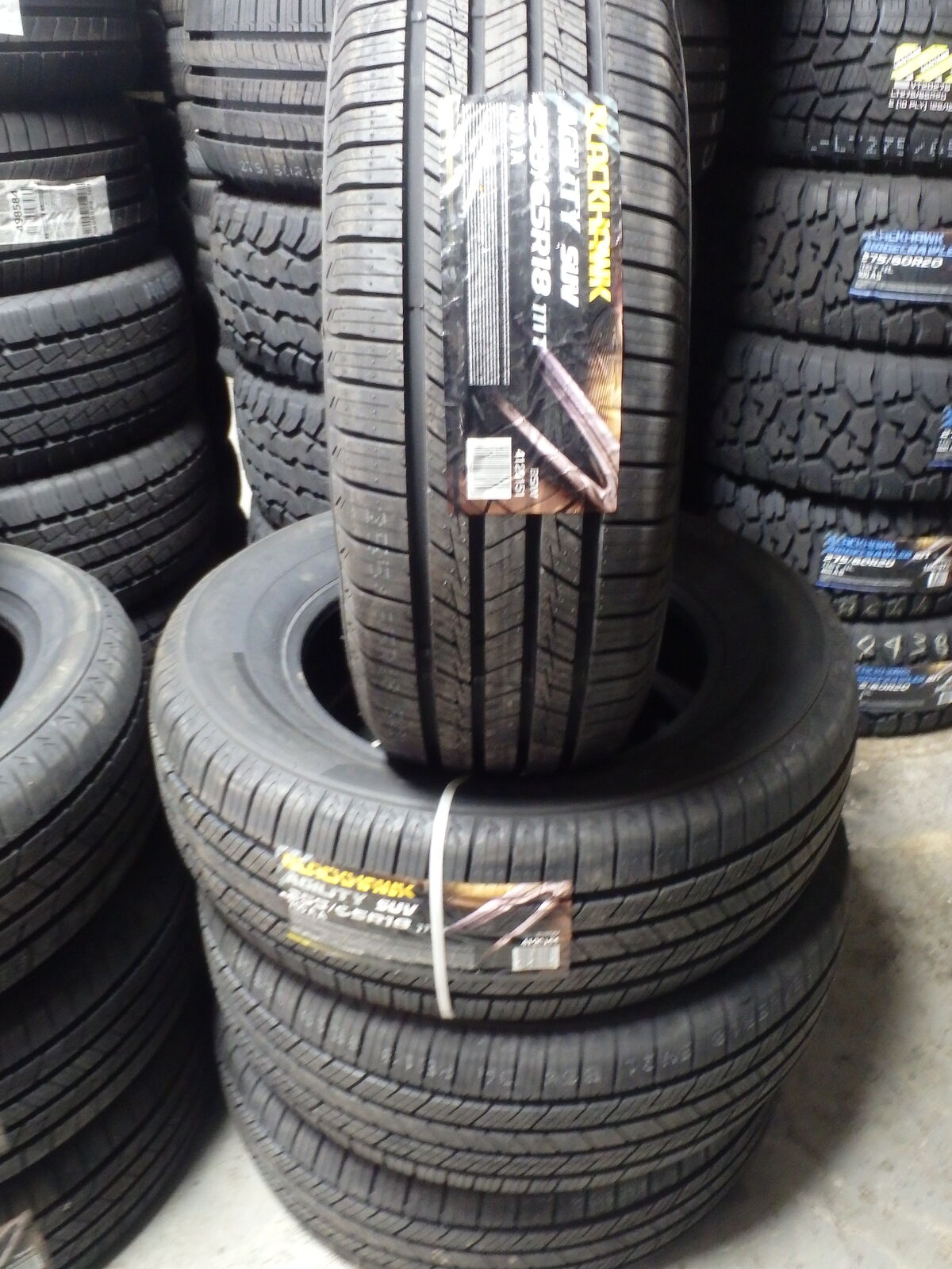 255/65R18 BLACKHAWK AGILITY SUV SET OF BRAND NEW TIRES