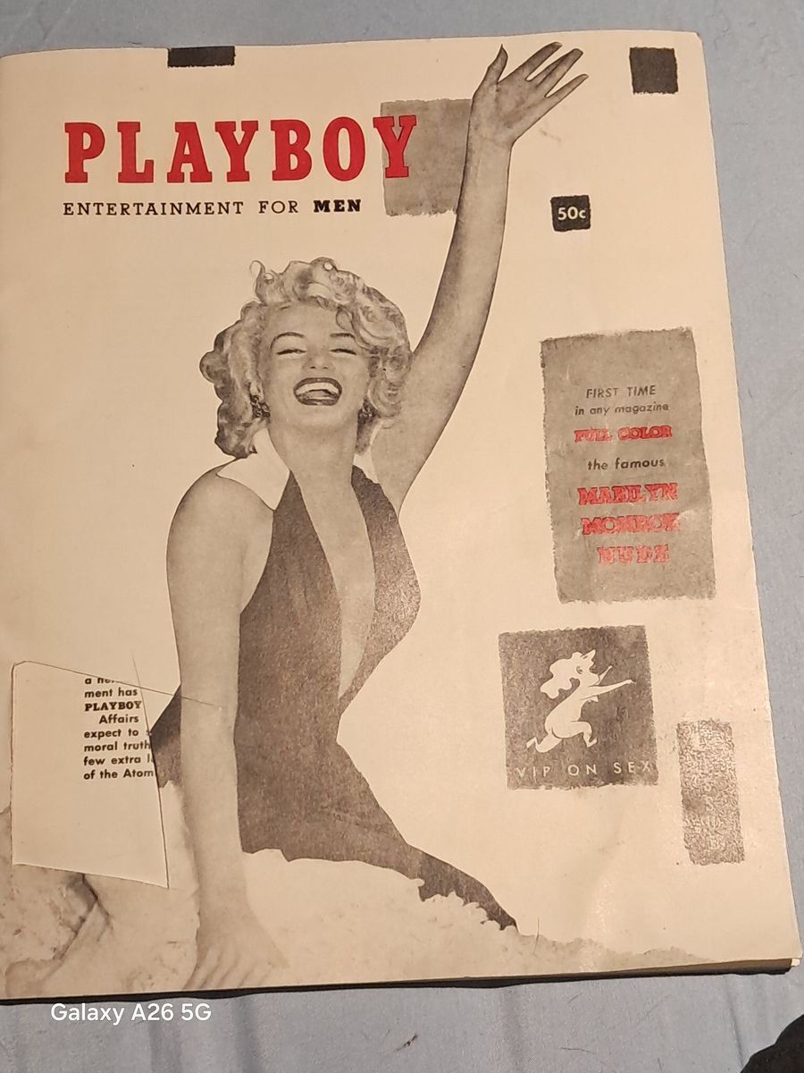 Playboy Magazine, Volume 1, Number 1 (December 1953) - Marilyn Monroe Cover, First Issue