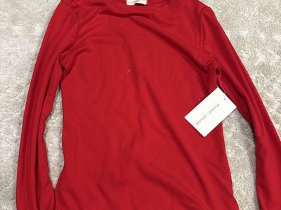 Frankee & Skylarr Red Long Sleeve Top - Size XS