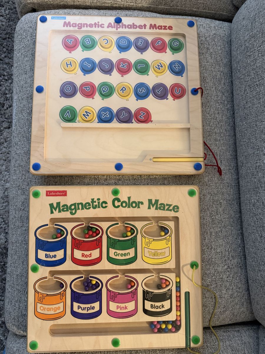Lakeshore Learning Wooden Magnetic Puzzles