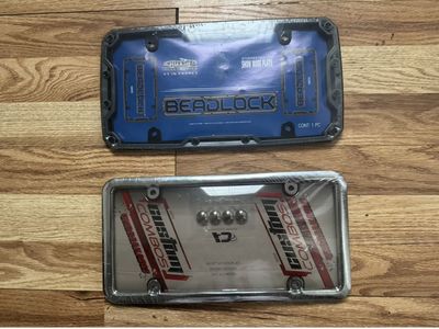 Cruiser Accessories Beadlock & Custom Combos License Plate Frames - New, 2 Pack