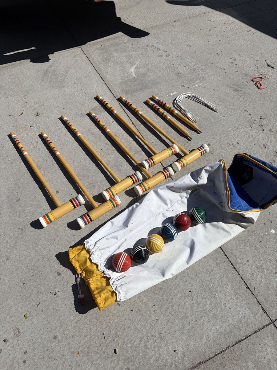 Vintage Forster Croquet Set