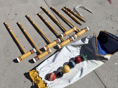 Vintage Forster Croquet Set