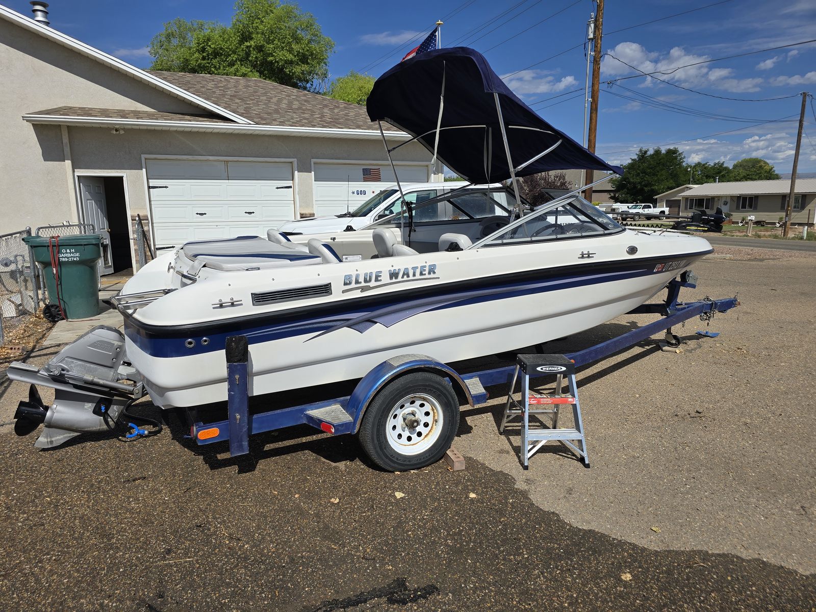 2007 Blue Water 18' Ski & Fish – 4.3L Volvo Penta (Garage Storage Ready!) — $12,500 OBO