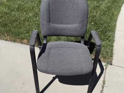 Stackable padded arm chairs