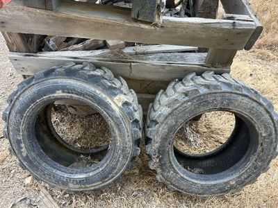 Set of 2 Galaxy Beefy Baby III Skid Steer Tires 10x16.5