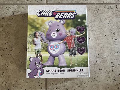 NEW: Care Bears - Share Bear Sprinkler Toys