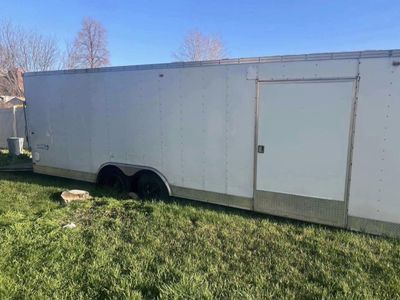 24' Enclosed Cargo Trailer with Side Door and Ramp