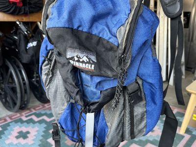 Pinnacle Blue Hiking Backpacking Backpack