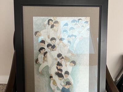 Framed Artwork by Brian Kershisnik