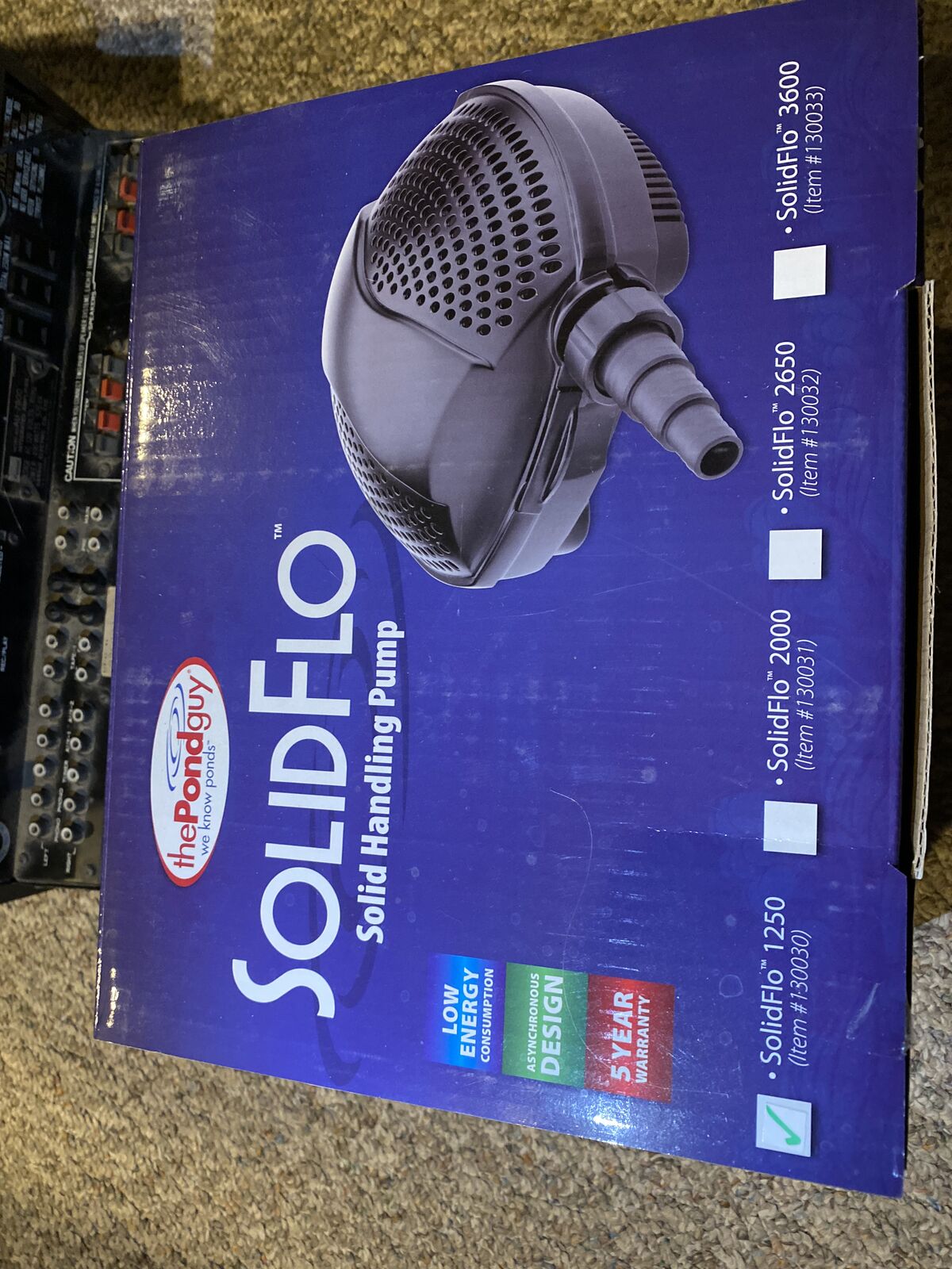 The Pond Guy SolidFlo 1250 Water Pump