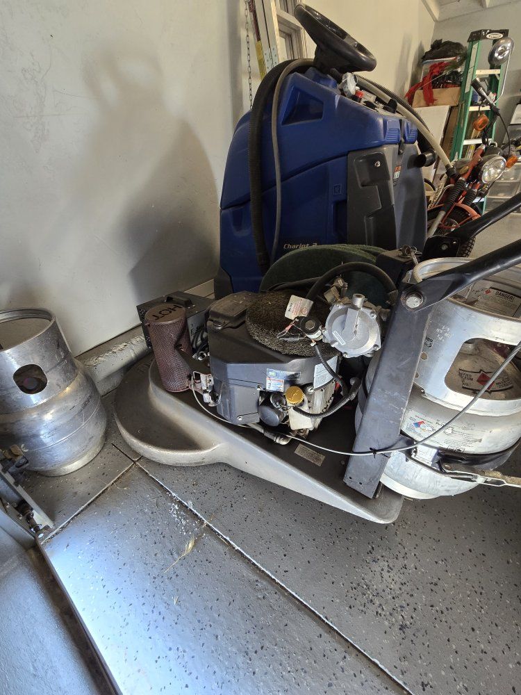 Floor Burnisher, Propane powered