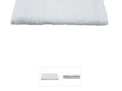 White Bath Towel 60 Per Case, 25" x 60"