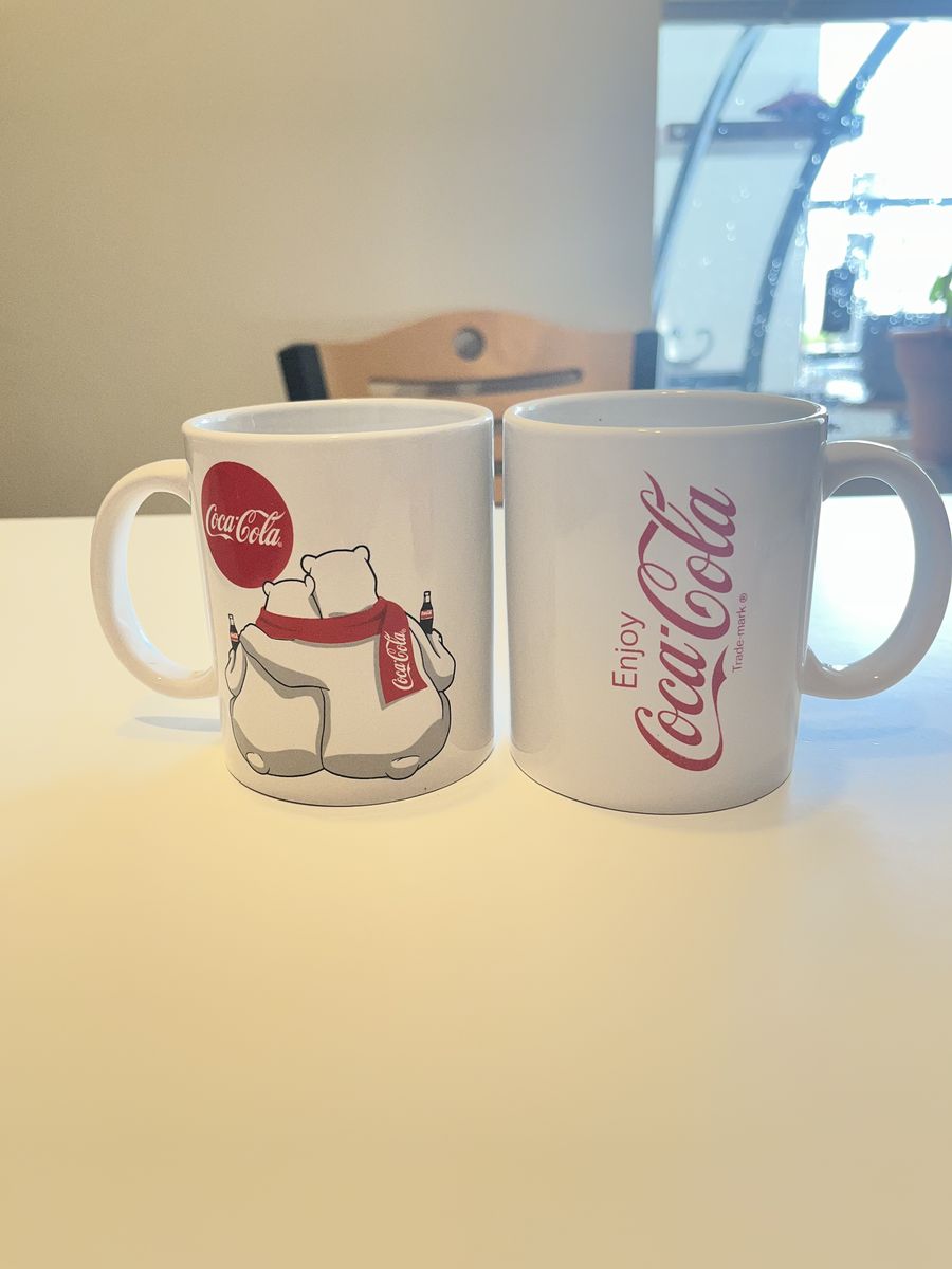Coca‐Cola Polar Bear Mug Set – 2 Mugs