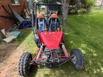 GO KART? DUNE BUGGY? I prefer "Speedster-Mobile"