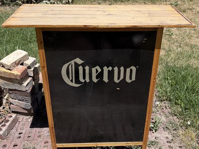 Vintage Jose Cuervo bar/stand wooden frame