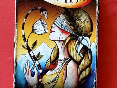 Eight Coins Tattoo Tarot Borderless Miniature Edit