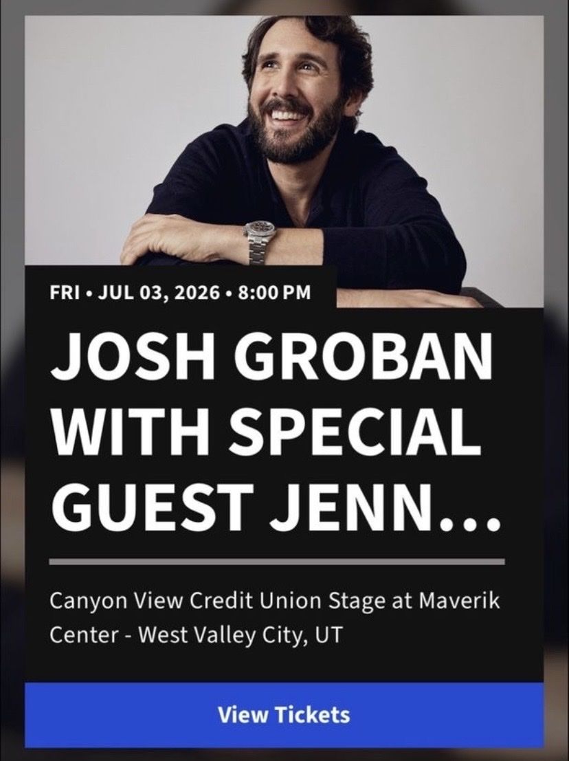 Josh Groban Concert Tickets