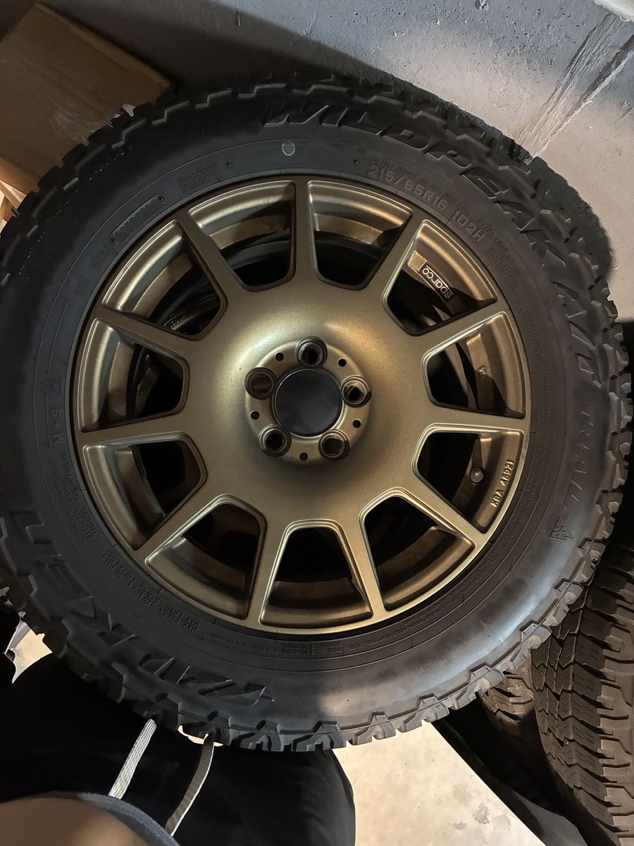 Sparco Bronze 16-Inch Wheels with Falken Wildpeak A/T Trail Tires 215/65R16