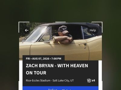 Zach Bryan GA Tickets