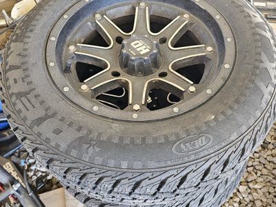 Polaris Winter Tires with Black HD Alloy Rims (Set of 4)