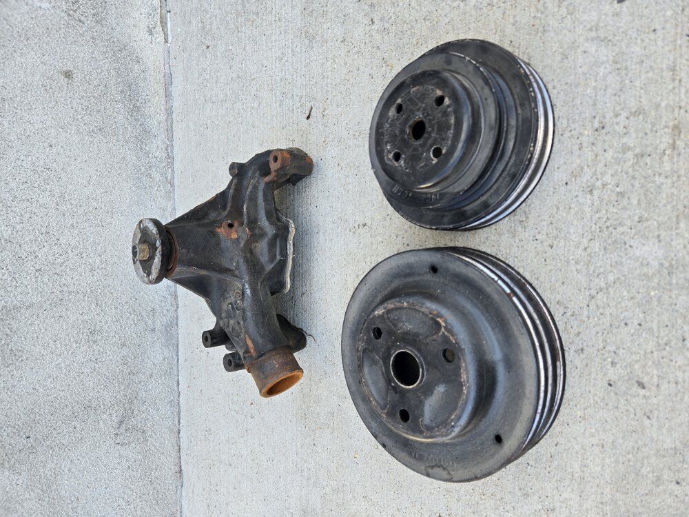 SBC long water pump and pullies